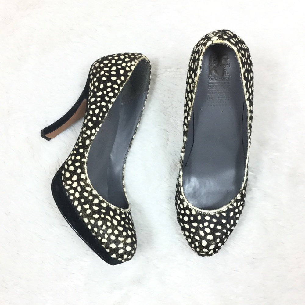 MRKT cow hair heels